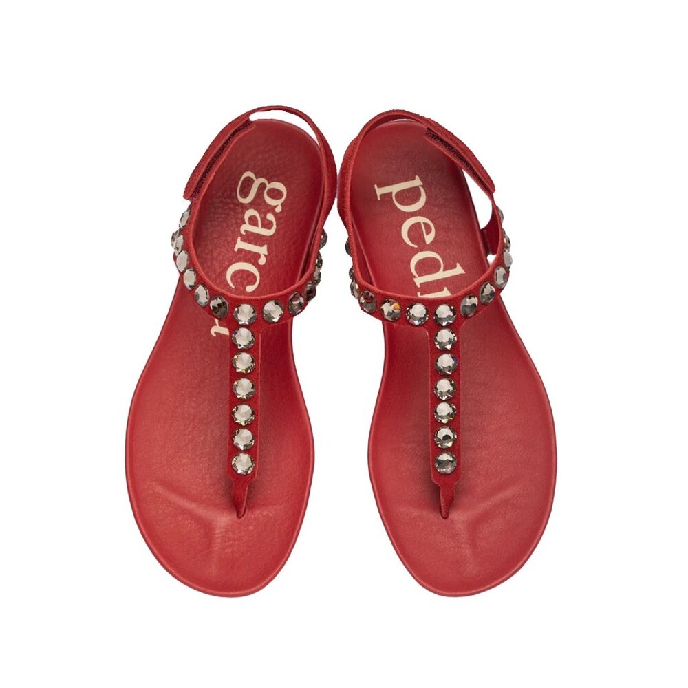 PEDRO GARCIA JUDITH CRYSTAL THONG SANDALS size 7